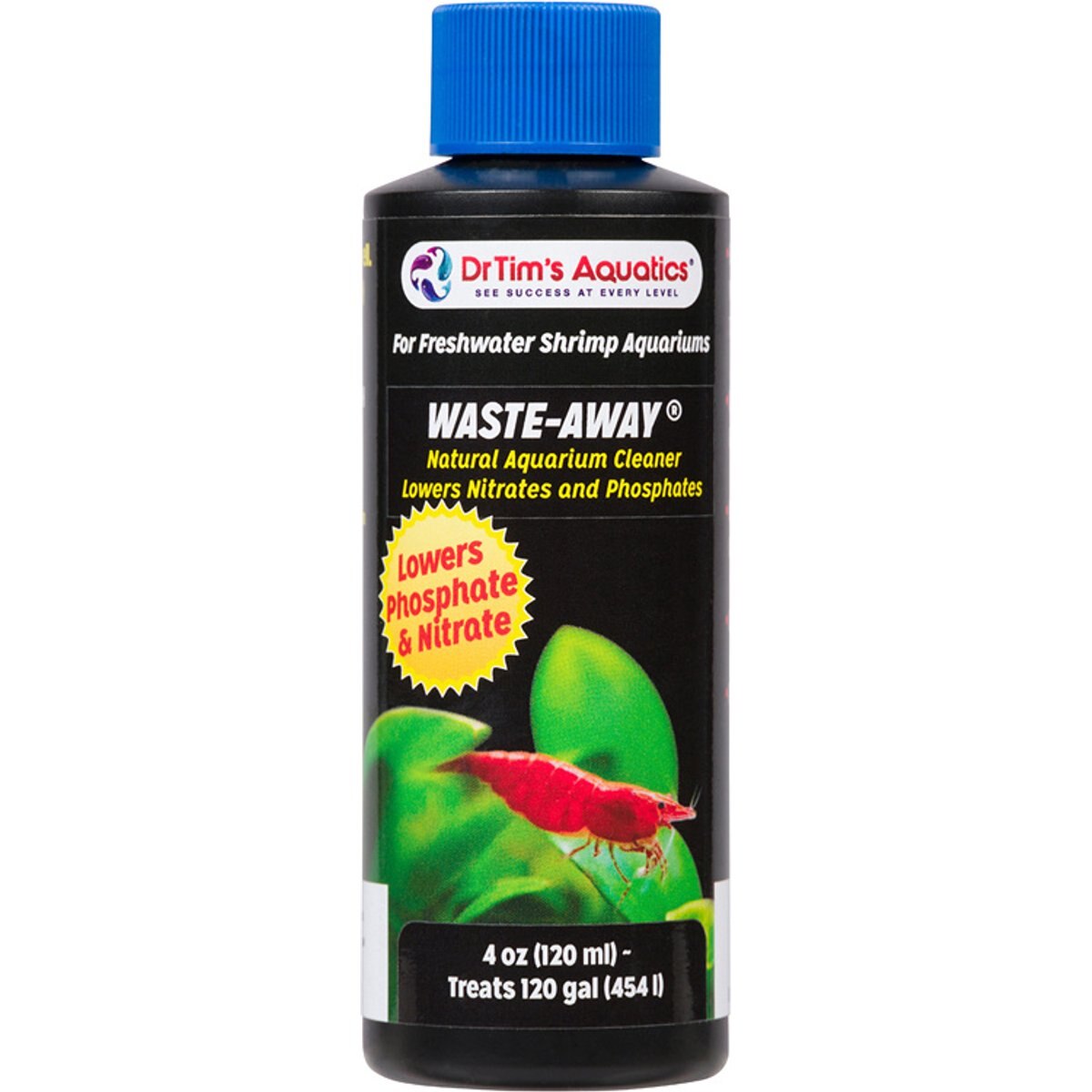 Dr. Tim's Aquatics Shrimp Waste-Away Water Conditioner, 4-fl oz bottle