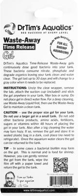 Show full view: Dr. Tim's Aquatics Shrimp Waste-Away Gel Water Conditioner, Small, 2 count slide 2 of 4