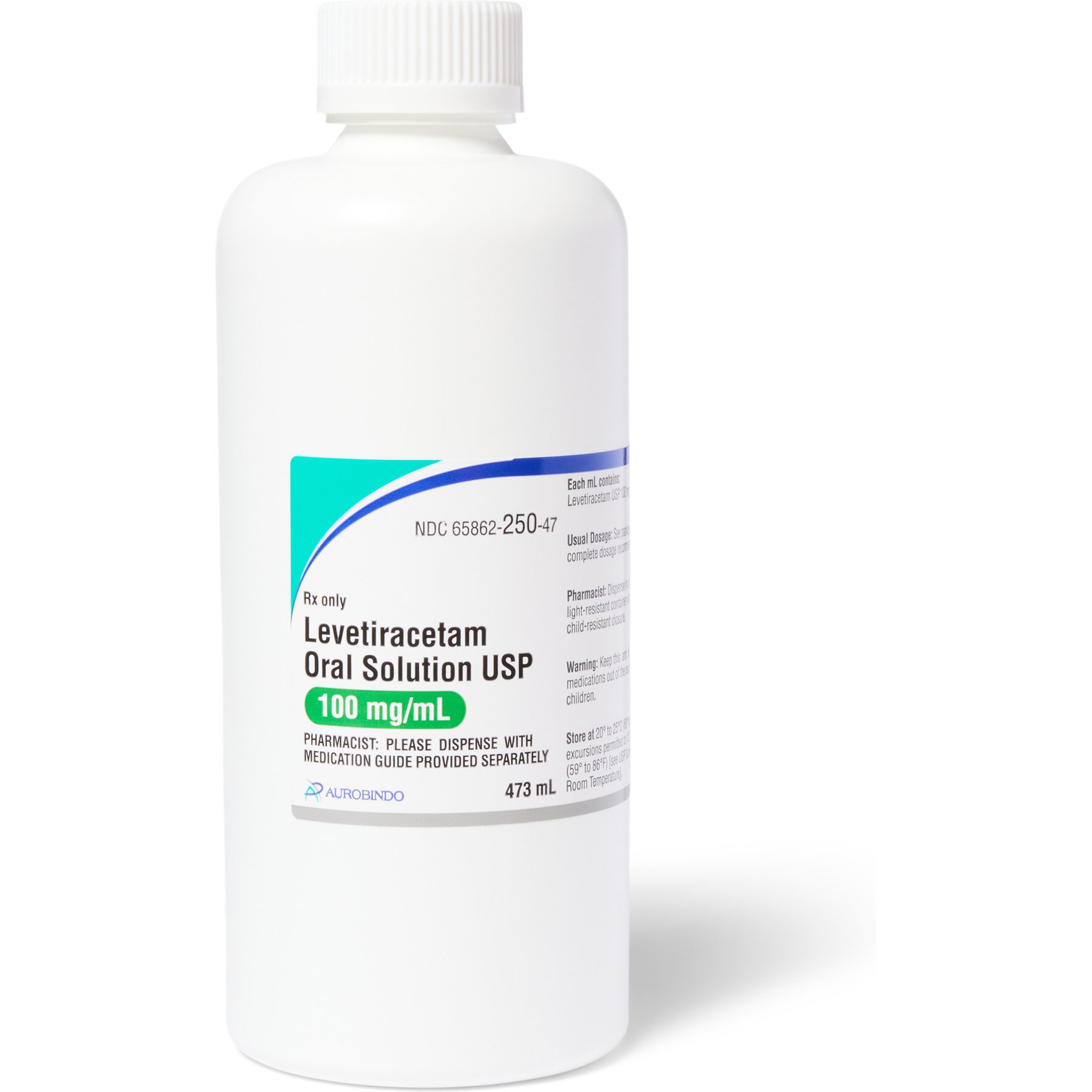 Levetiracetam (Generic) Oral Solution USP, 100 mg/mL, 16 oz, 2 count