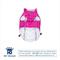 Show in main carousel: Hip Doggie Featherlite Reversible Dog Coat, Pink/White, XXX-Large slide 4 of 9