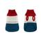 Show in main carousel: Hip Doggie Color Block Dog Sweater, Red/Royal Blue, Medium slide 1 of 8