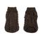 Show in main carousel: Hip Doggie Faux Angora Cable Knit Dog Sweater, Brown, Medium slide 1 of 8