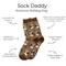 Show in main carousel: E&S PETS American Bulldog Sock Daddy, Brown, one size slide 2 of 4