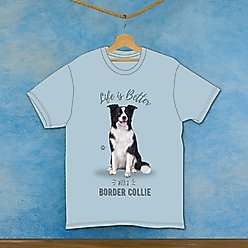 E&S PETS Border Collie T-Shirt, Blue, X-Large slide 2 of 3