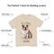 Show in main carousel: E&S PETS Bulldog T-Shirt, Ivory, Medium slide 2 of 3