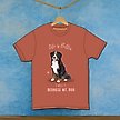 Show in main carousel: E&S PETS Bernese Mt. Dog T-Shirt, Red, Large slide 3 of 3