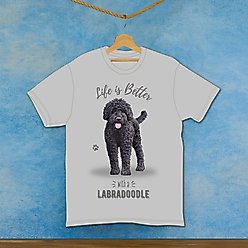 E&S PETS Labradoodle T-Shirt, Grey, XX-Large slide 2 of 3