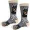 Show in main carousel: E&S PETS Doberman Life Is Better Socks, Grey, one size slide 1 of 3