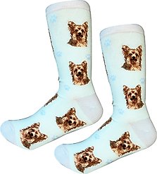 E&S PETS Yorkie Sock Daddy, Teal, one size slide 2 of 4