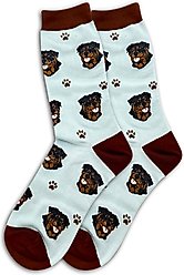 E&S PETS Rottweiler Sock Daddy, Teal, one size