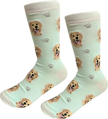 Show full view: E&S PETS Golden Retriever Sock Daddy, Teal, one size slide 3 of 4
