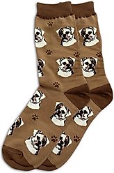 E&S PETS American Bulldog Sock Daddy, Brown, one size