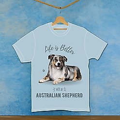 E&S PETS Australian Shepherd T-Shirt, Blue, XX-Large slide 2 of 3