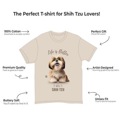 Show full view: E&S PETS Shih Tzu T-Shirt, Pink, X-Large slide 2 of 3