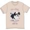 Show in main carousel: E&S PETS Shih Tzu T-Shirt, Ivory, Medium slide 1 of 3