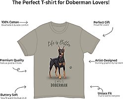E&S PETS Doberman T-Shirt, Green, X-Large slide 2 of 3