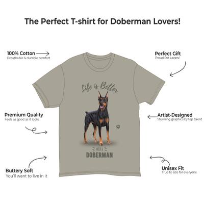 Show full view: E&S PETS Doberman T-Shirt, Green, XX-Large slide 2 of 3