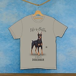 E&S PETS Doberman T-Shirt, Green, Large slide 2 of 3