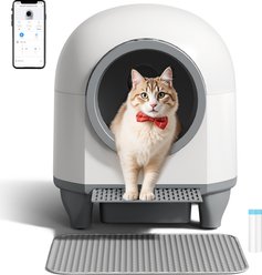 WARCAT Automatic Self-Cleaning Cat Litter Box, Gray, 90-L