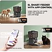Show in main carousel: ONIZOOMI Smart Automatic 2.4G WiFi Cat & Dog Feeder, Black, 25-Cup slide 2 of 8