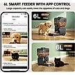Show in main carousel: ONIZOOMI Smart Camera 2.4G Automatic Cat & Dog Feeder, Black, 25-Cup slide 2 of 8