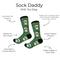 Show in main carousel: E&S PETS Black Shih Tzu Sock Daddy, Peach, one size slide 2 of 4