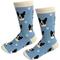 Show in main carousel: E&S PETS Boston Terrier Sock Daddy, Light Blue, one size slide 3 of 4