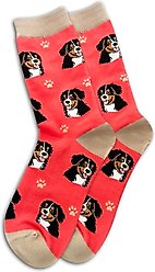 E&S PETS Bernese Mt. Dog Sock Daddy, Peach, one size