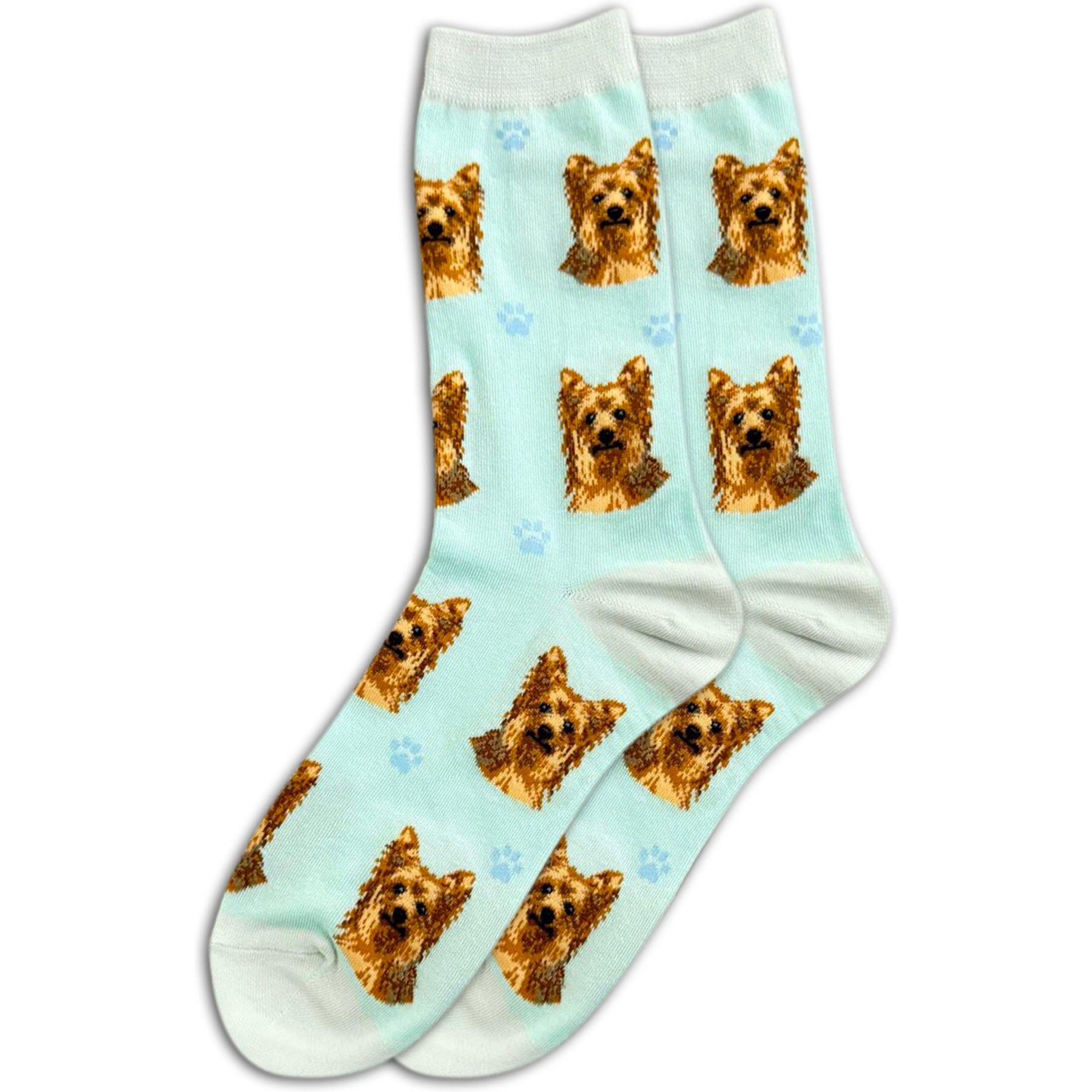 E&S PETS Yorkie Sock Daddy, Teal, one size