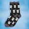 Show in main carousel: E&S PETS Westie Sock Daddy, Black, one size slide 4 of 4