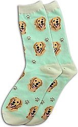 E&S PETS Golden Retriever Sock Daddy, Teal, one size