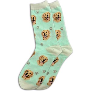 E&S PETS Golden Retriever Sock Daddy, Teal, one size