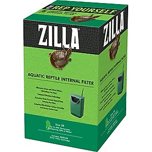 Zilla Aquatic Reptile Internal Aquarium Filter, 20-gal