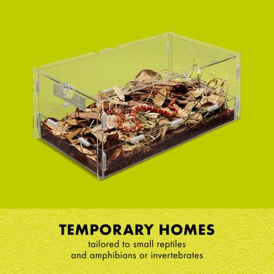 Show full view: Zilla Micro Habitat Terrariums with Locking Latch Terrestrial, Large slide 3 of 11