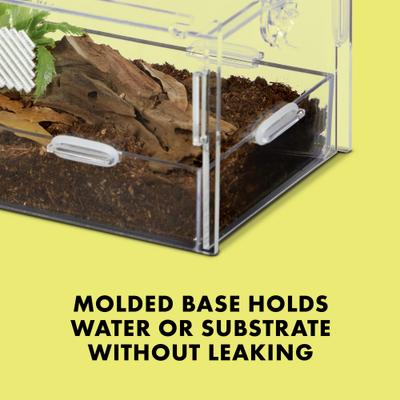 Show full view: Zilla Micro Habitat Terrariums with Locking Latch Terrestrial, Small slide 6 of 11