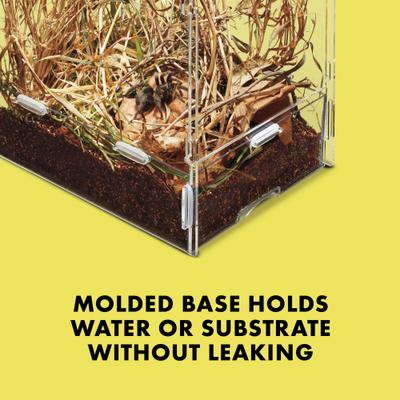 Show full view: Zilla Micro Habitat Terrariums with Locking Latch Arboreal, Small slide 6 of 11