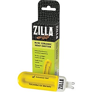 Zilla Ceramic Heat Emitter Reptile Terrarium Heater, 50-watt