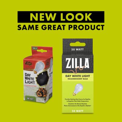 Show full view: Zilla Day White Reptile Basking Bulb, 50-watt slide 2 of 10