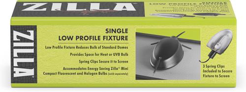 Show full view: Zilla Fixture Low Profile G9 Reptile Terrarium Lamp Fixture, Single slide 4 of 6