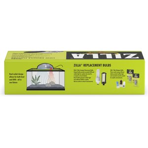 Zilla Fixture Low Profile G9 Reptile Terrarium Lamp Fixture, Dual