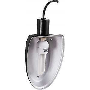 Zilla Fixture Low Profile G9 Reptile Terrarium Lamp Fixture, Single