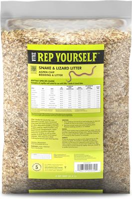 Show full view: Zilla Lizard Litter Aspen Chip Reptile Bedding, 4 Quarts slide 8 of 10