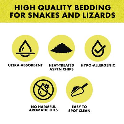Show full view: Zilla Lizard Litter Aspen Chip Reptile Bedding, 4 Quarts slide 3 of 10