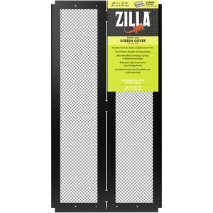Zilla Fresh Air Screen Cover with Center Hinge for Terrariums, 20-in