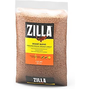 Zilla Ground English Walnut Shell Reptile Bedding, 5-qt bag