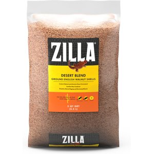 Zilla Ground English Walnut Shell Reptile Bedding, 5-qt bag