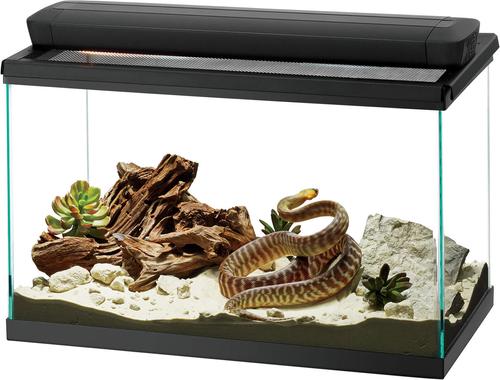 Show full view: Zilla Pro Sol Reptile Terrarium Lamp Fixture, Black, 20-in slide 4 of 10