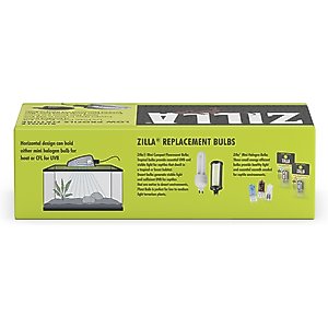 Zilla Fixture Low Profile G9 Reptile Terrarium Lamp Fixture, Single