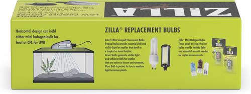 Show full view: Zilla Fixture Low Profile G9 Reptile Terrarium Lamp Fixture, Single slide 5 of 6