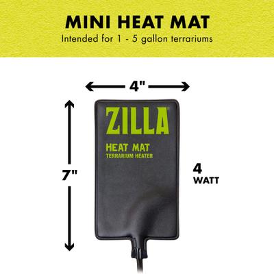 Show full view: Zilla Terrarium Heat Mat Reptile Heater, 4-watt slide 3 of 12